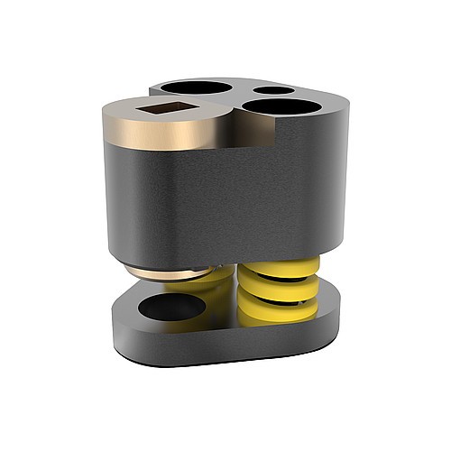 2667.iso.5. Stírací jednotka POLY STRIP, obdélníkový otvor s poloměrem, pro střižník ISO 8020