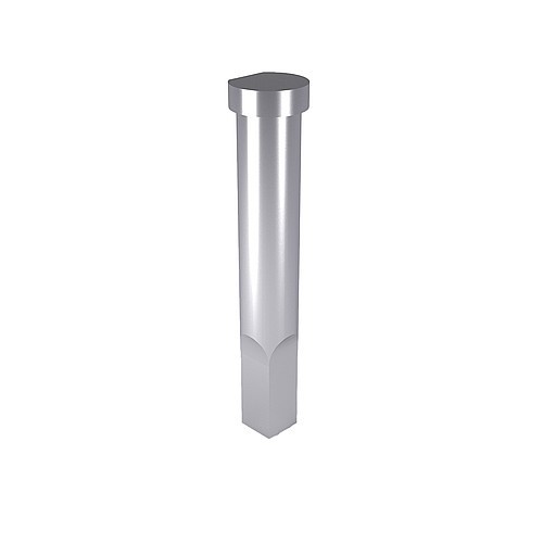 2721. Schneidstempel, abgesetzt, Quadrat, mit Abdrückstift, ISO 8020