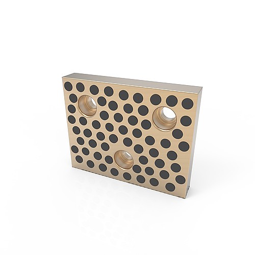 2960.82.25. Kluzná deska, bronz s pevným mazivem, dle normy WDX