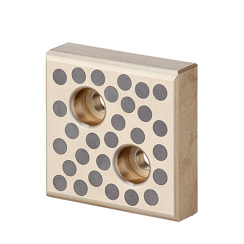 2960.85. Placa de deslizamiento, Bronce con lubrificante sólido