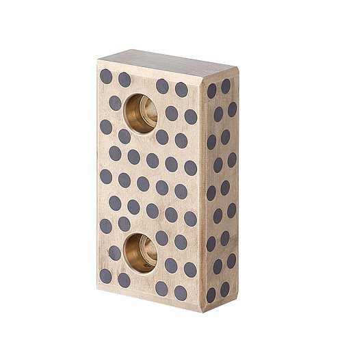 2962.76. Regleta de guía con tres superficies de deslizamiento, Bronce con lubrificante sólido