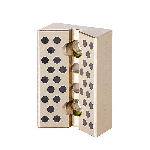 2963.70. Prismatic guide, Bronze with solid lubricant