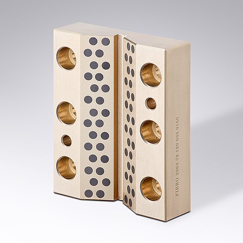 2963.72. Glissiére prismatique, Bronze avec lubrifiant solide