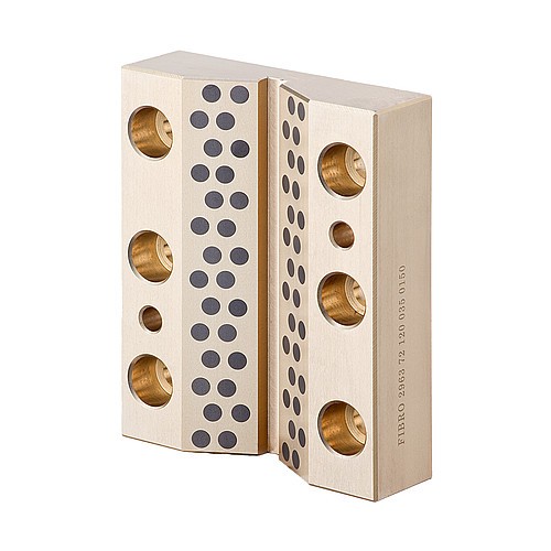 2963.72. Prismatic guide, Bronze with solid lubricant