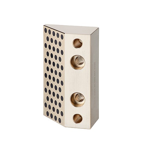 2965.80. Single-sided prismatic guide, Bronze with solid lubricant