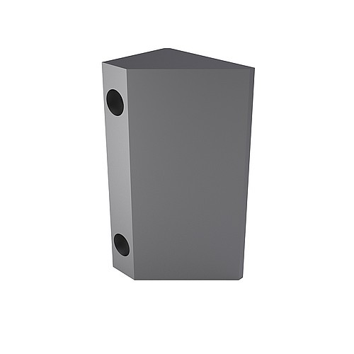 2965.82.45. Single-sided prismatic sliding block, Steel, CNOMO