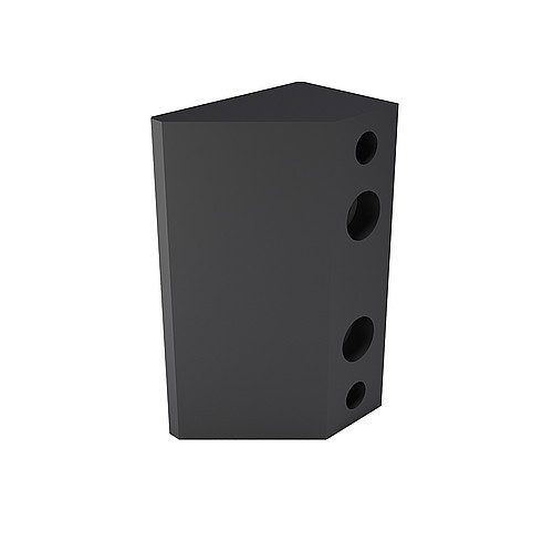 2965.82. Single-sided prismatic sliding block, Steel